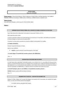 Aperçu de Procès-verbal du 19 mai 2026
