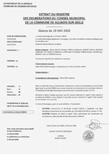 Aperçu de Délibération n° 2026-025 — Autorisation servitude ENEDIS